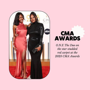 PHOTOS: O.N.E The Duo on the star-studded red carpet at the 2023 CMA Awards