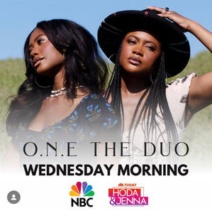 O.N.E The Duo Is Featured On The TODAY'S SHOW With Hoda & Jenna!