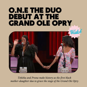 WATCH: O.N.E The Duo GRAND OLE OPRY Debut!
